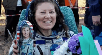 Nave rusa Soyuz vuelve a la Tierra con tres astronautas 